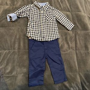 Andy and Evan 9-12m outfit